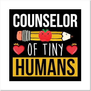 Proud School Counselor Administration Worker Posters and Art